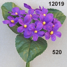 Violet bundel w/3 leaf